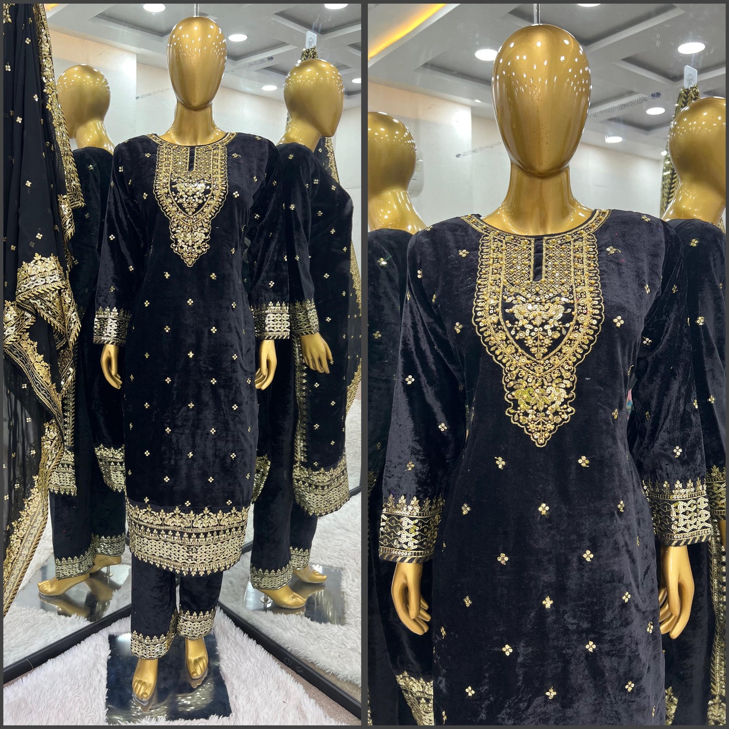 Stitched Velvet Collection