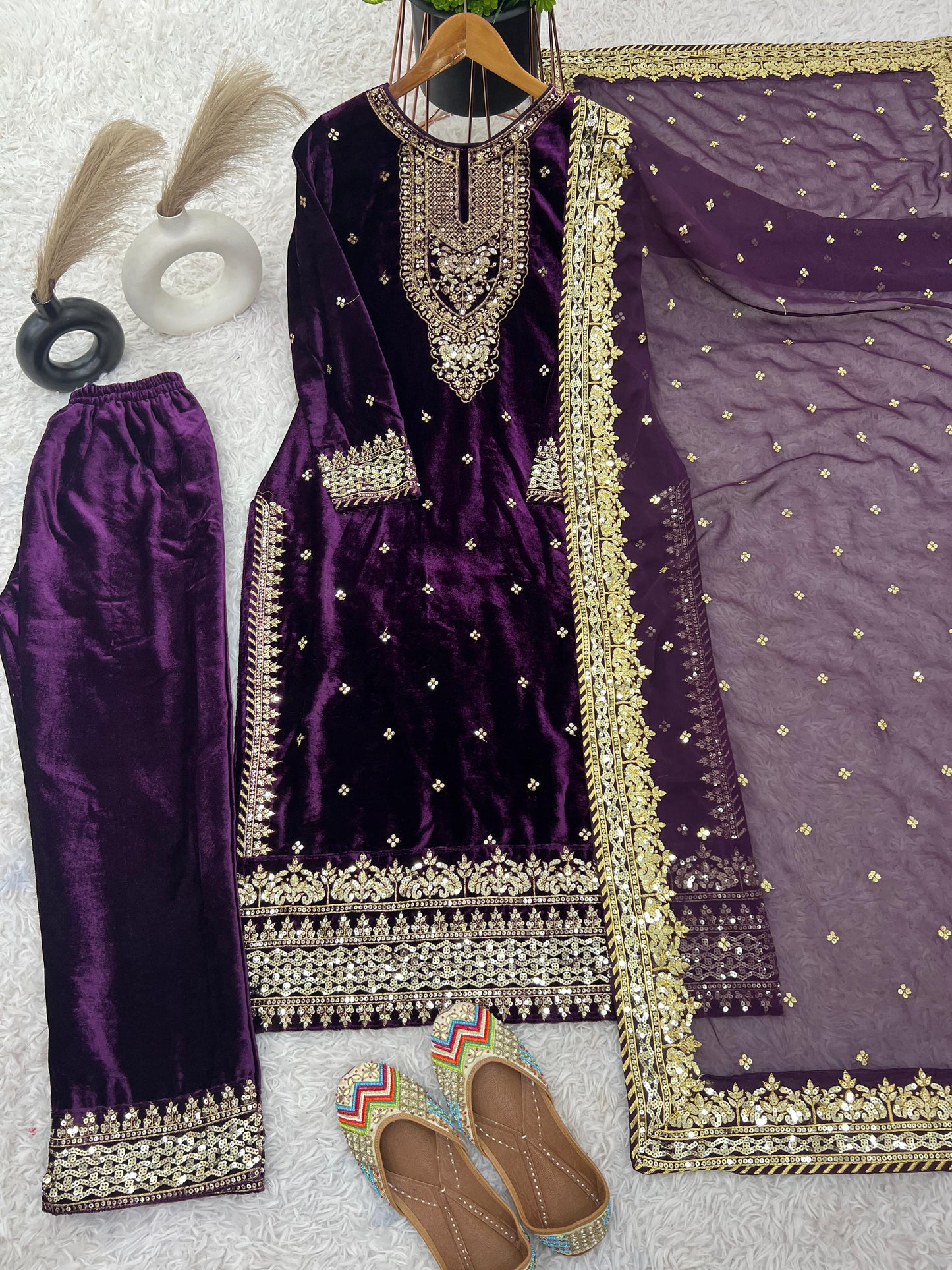 Stitched Velvet Collection