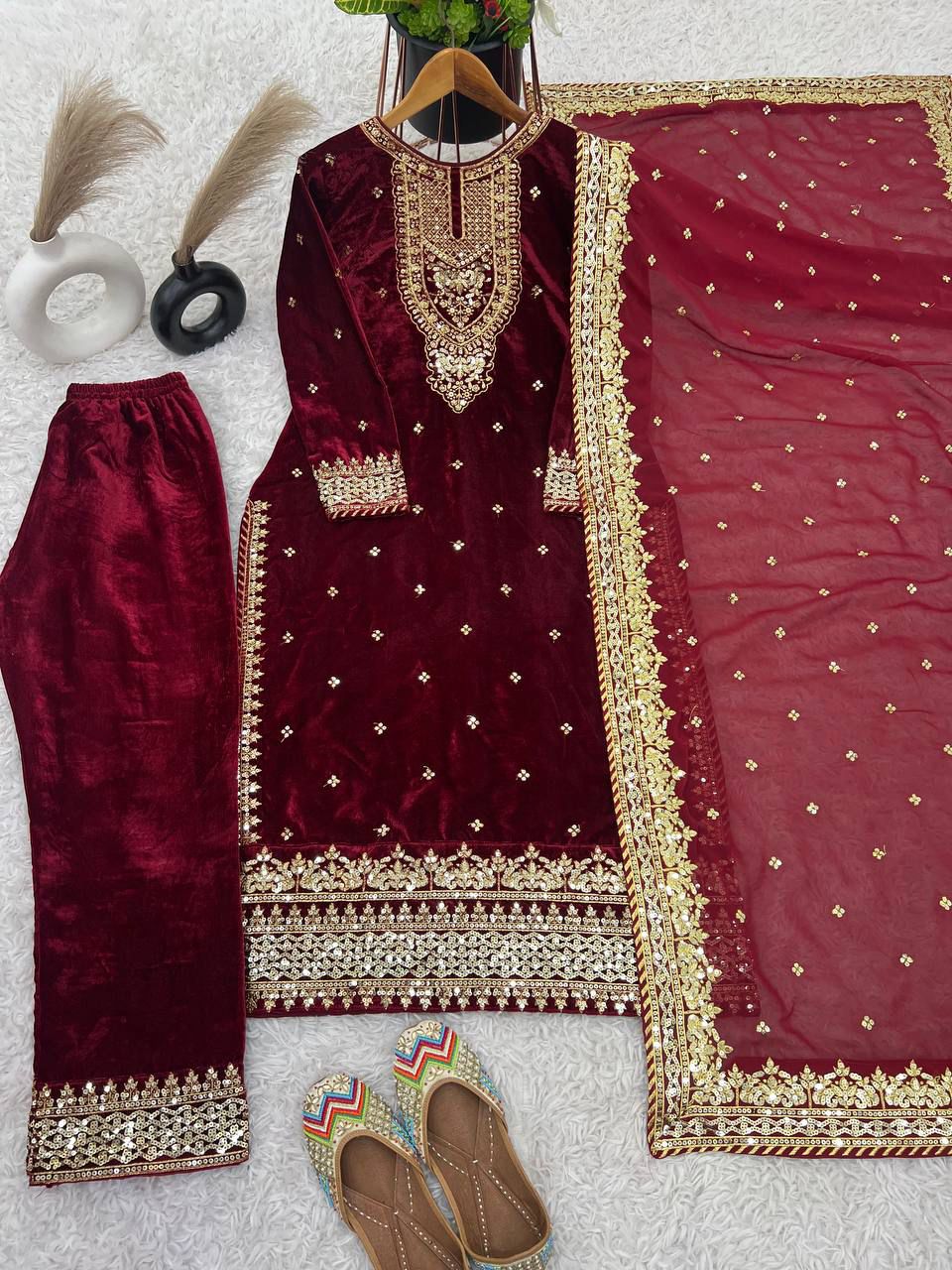Stitched Velvet Collection