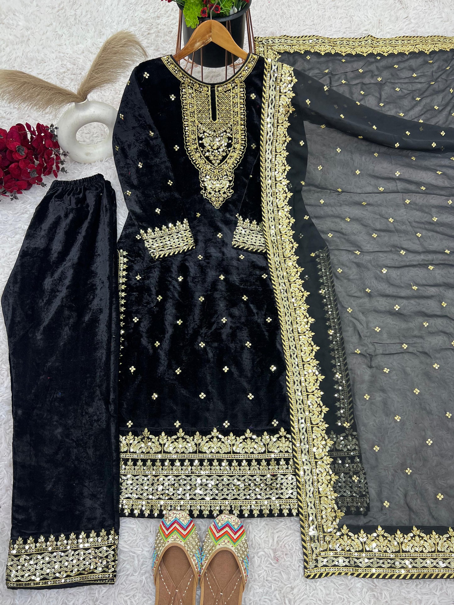 Stitched Velvet Collection