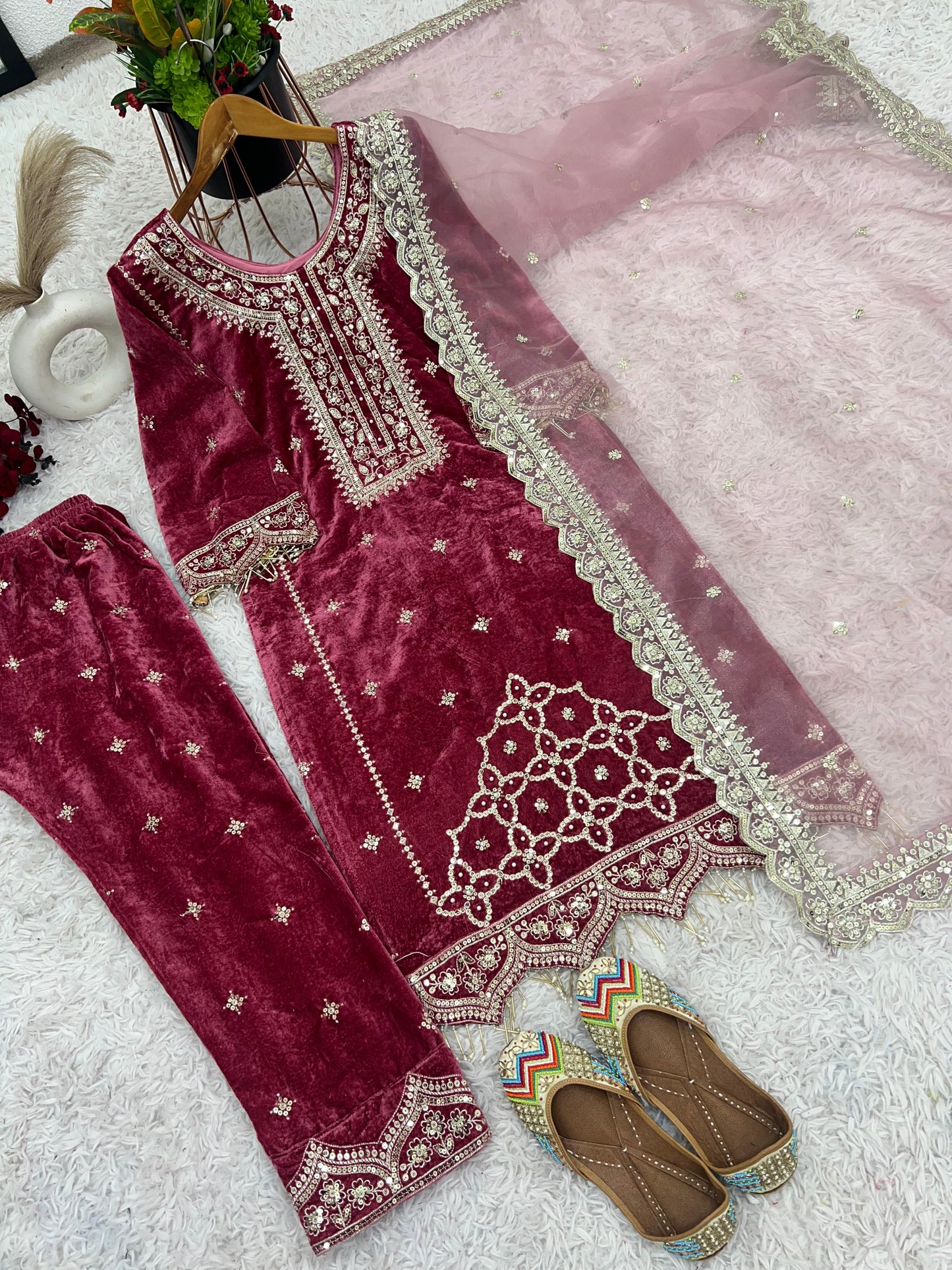Stitched Velvet Collection