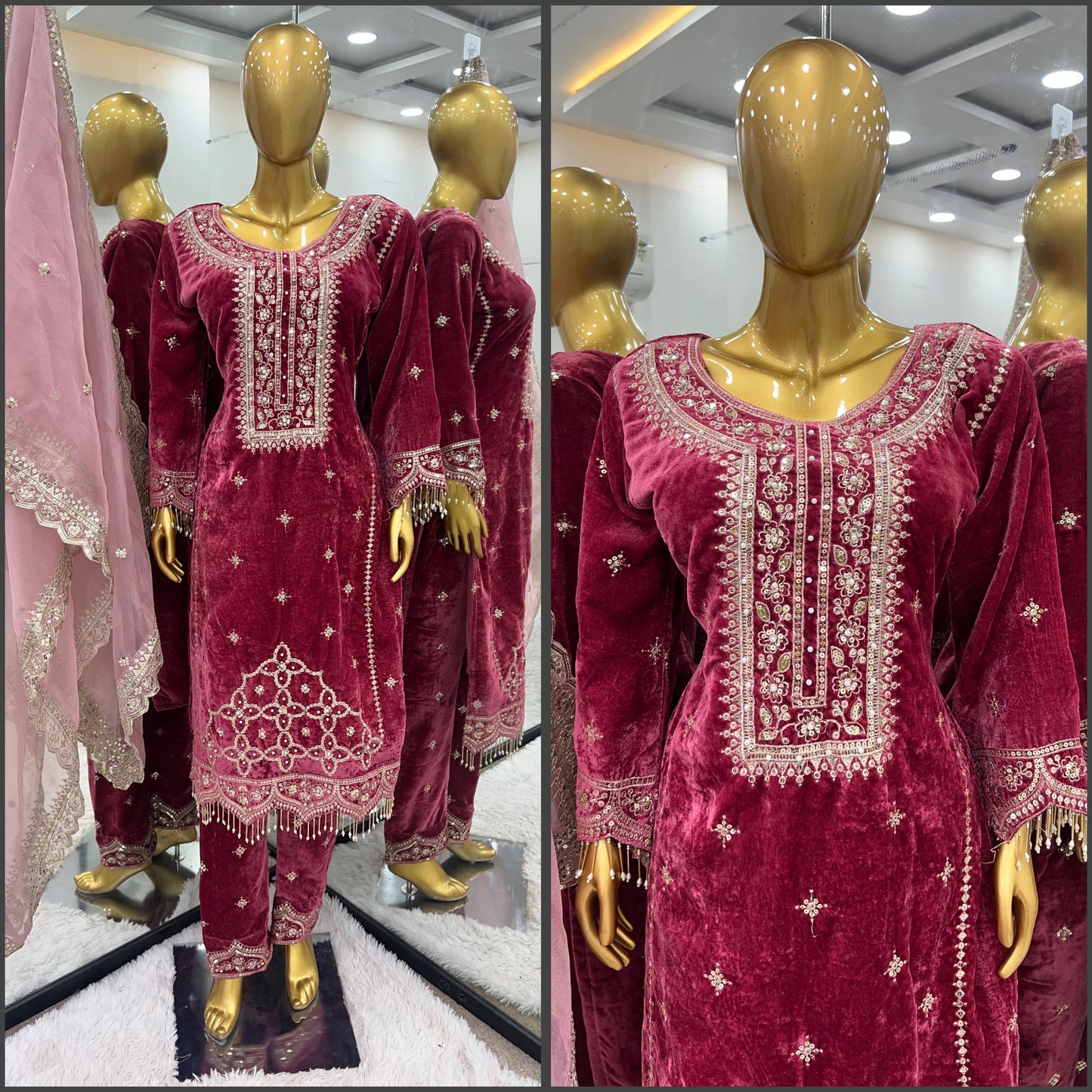 Stitched Velvet Collection
