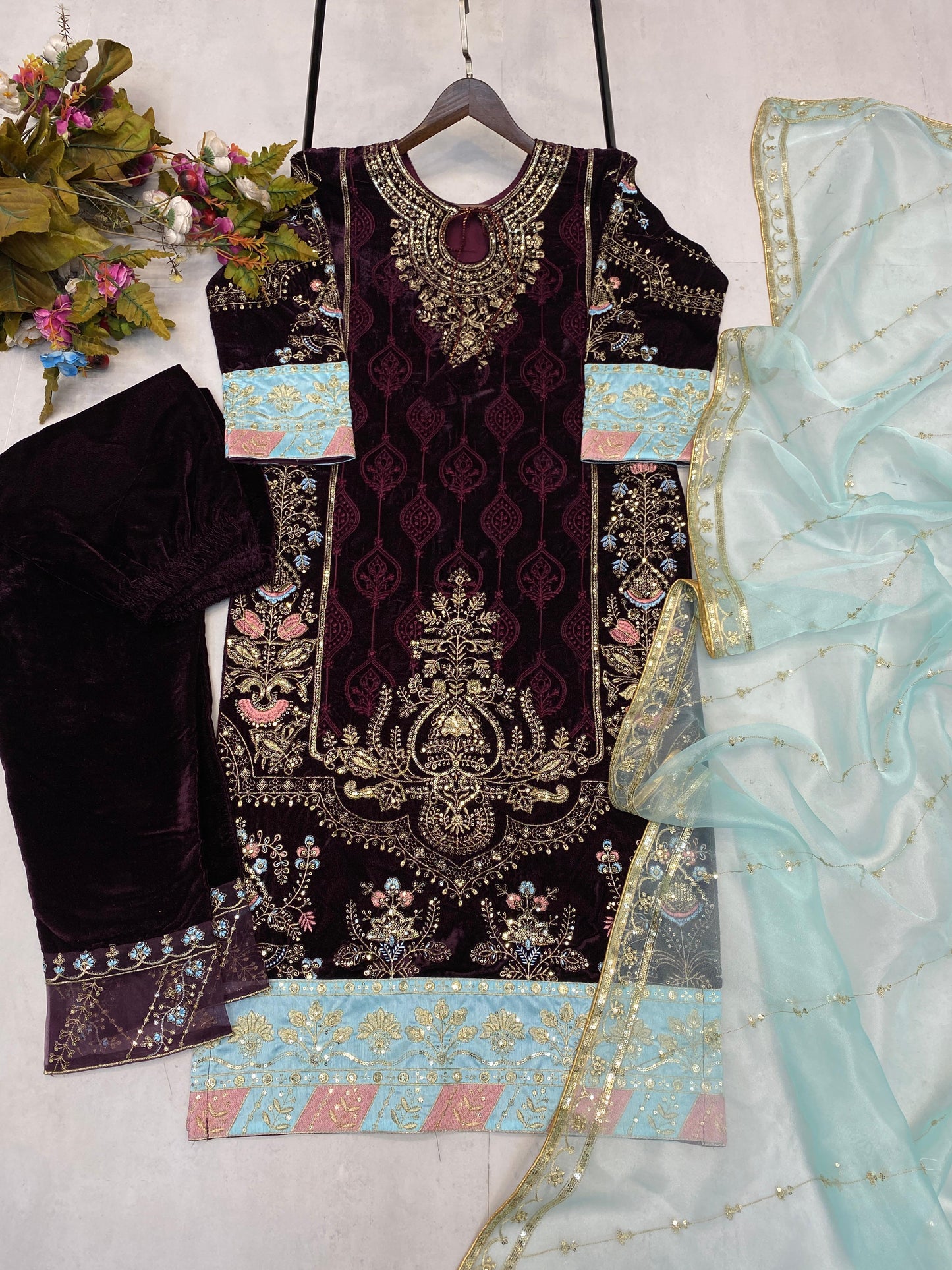 Stitched Velvet Collection