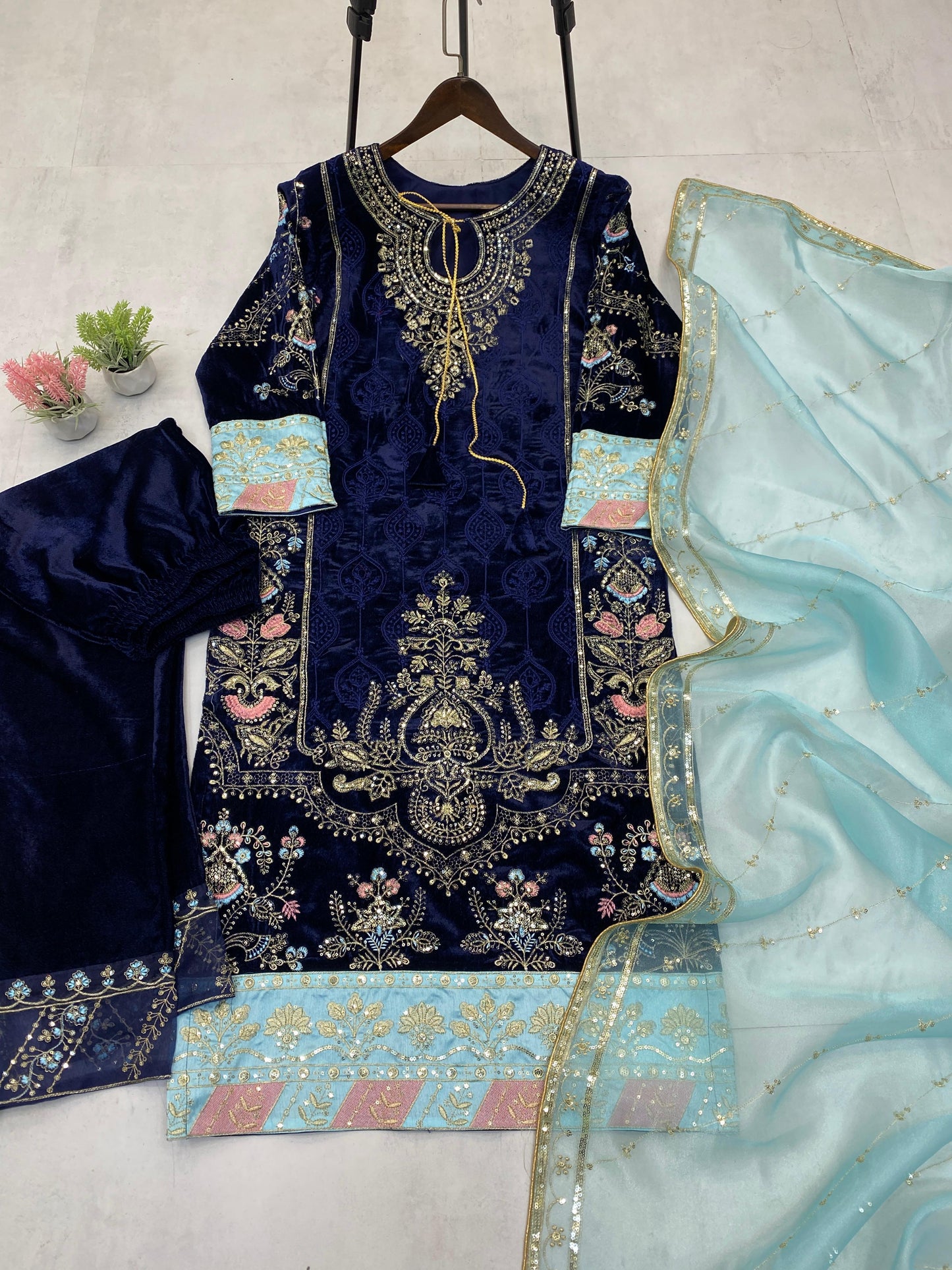 Stitched Velvet Collection