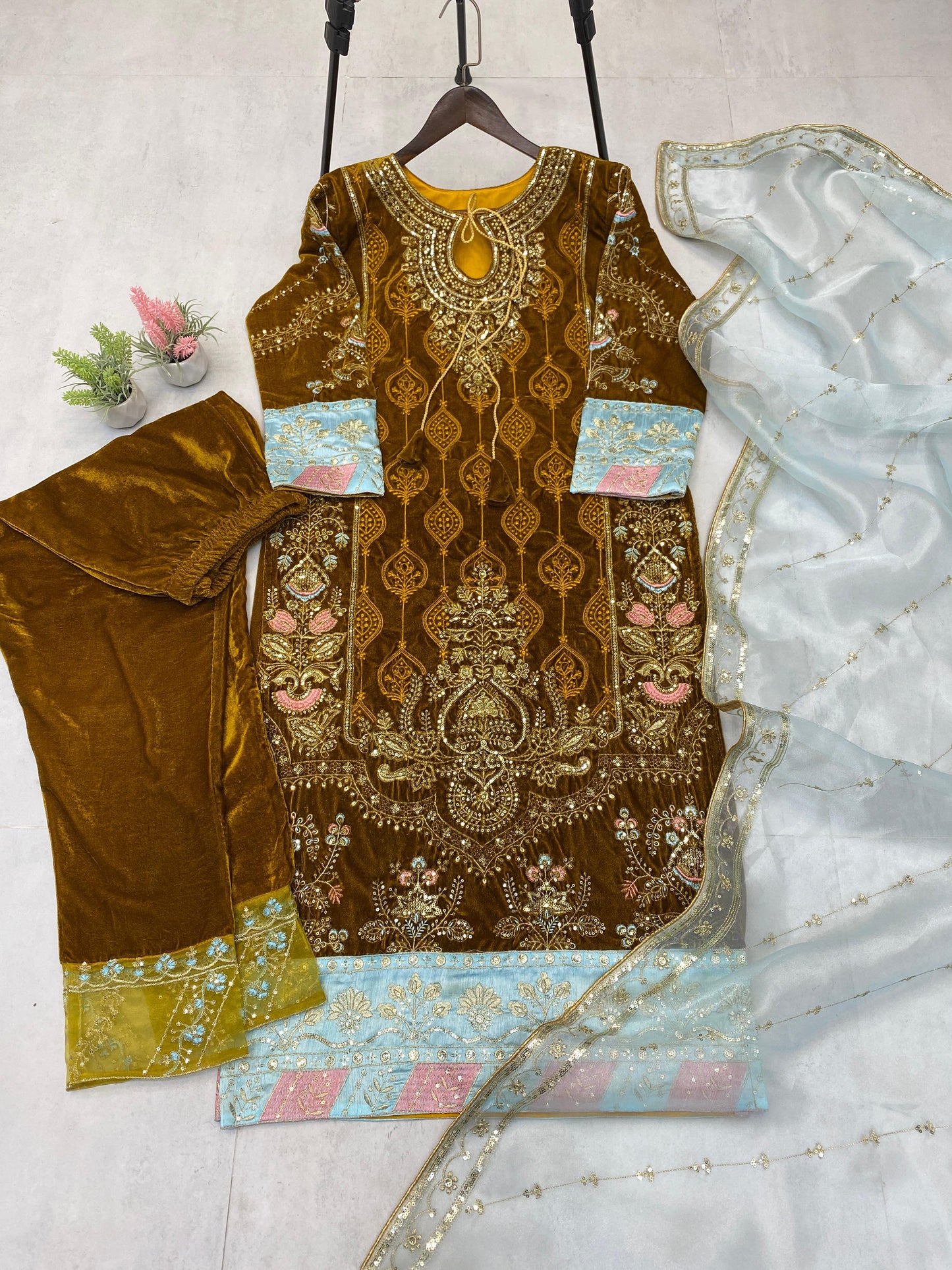 Stitched Velvet Collection