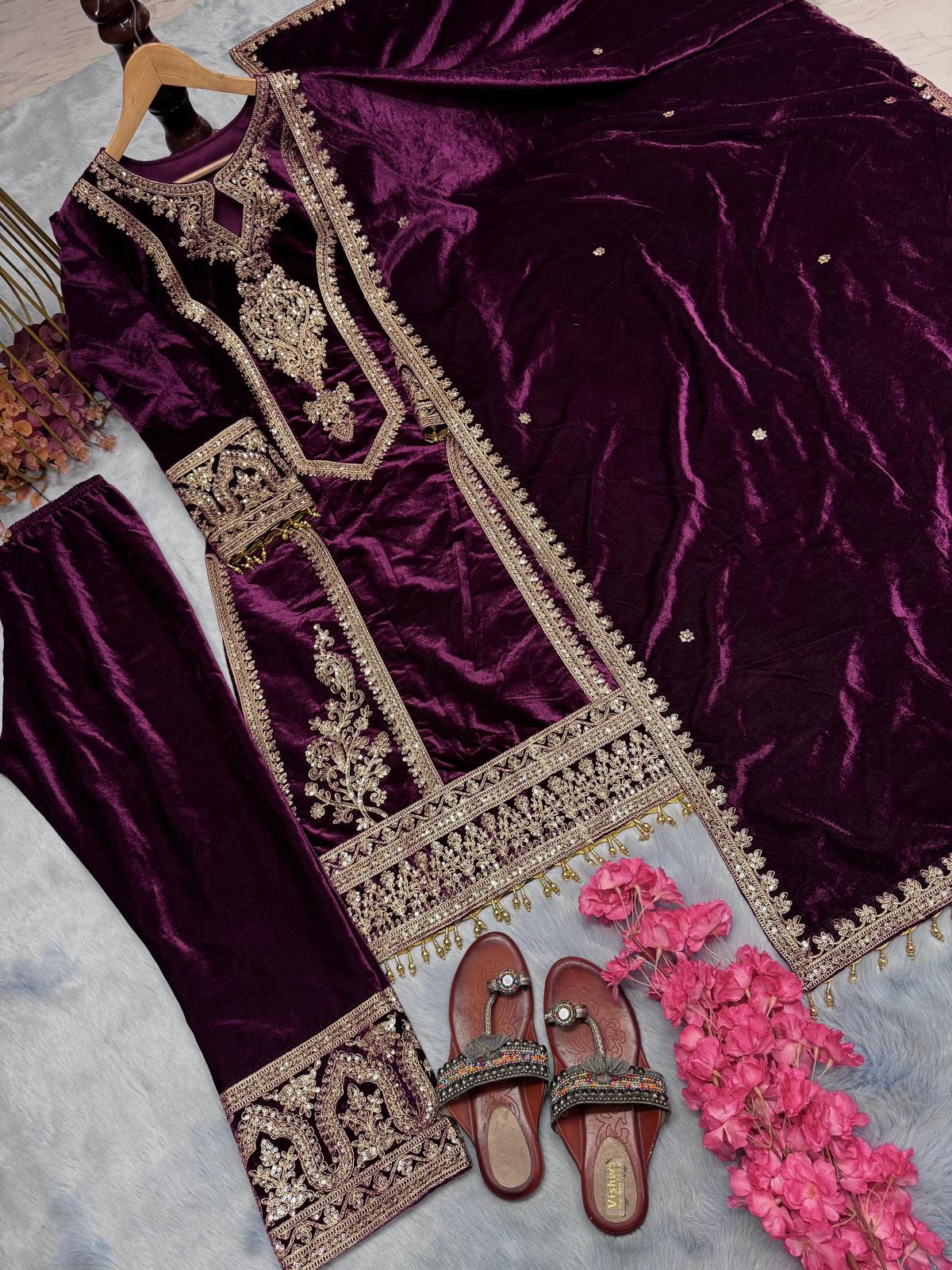 Stitched Velvet Collection