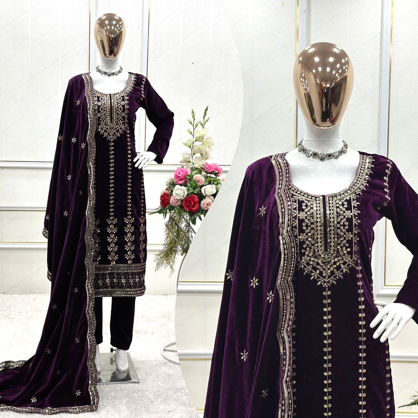 Stitched Velvet Collection