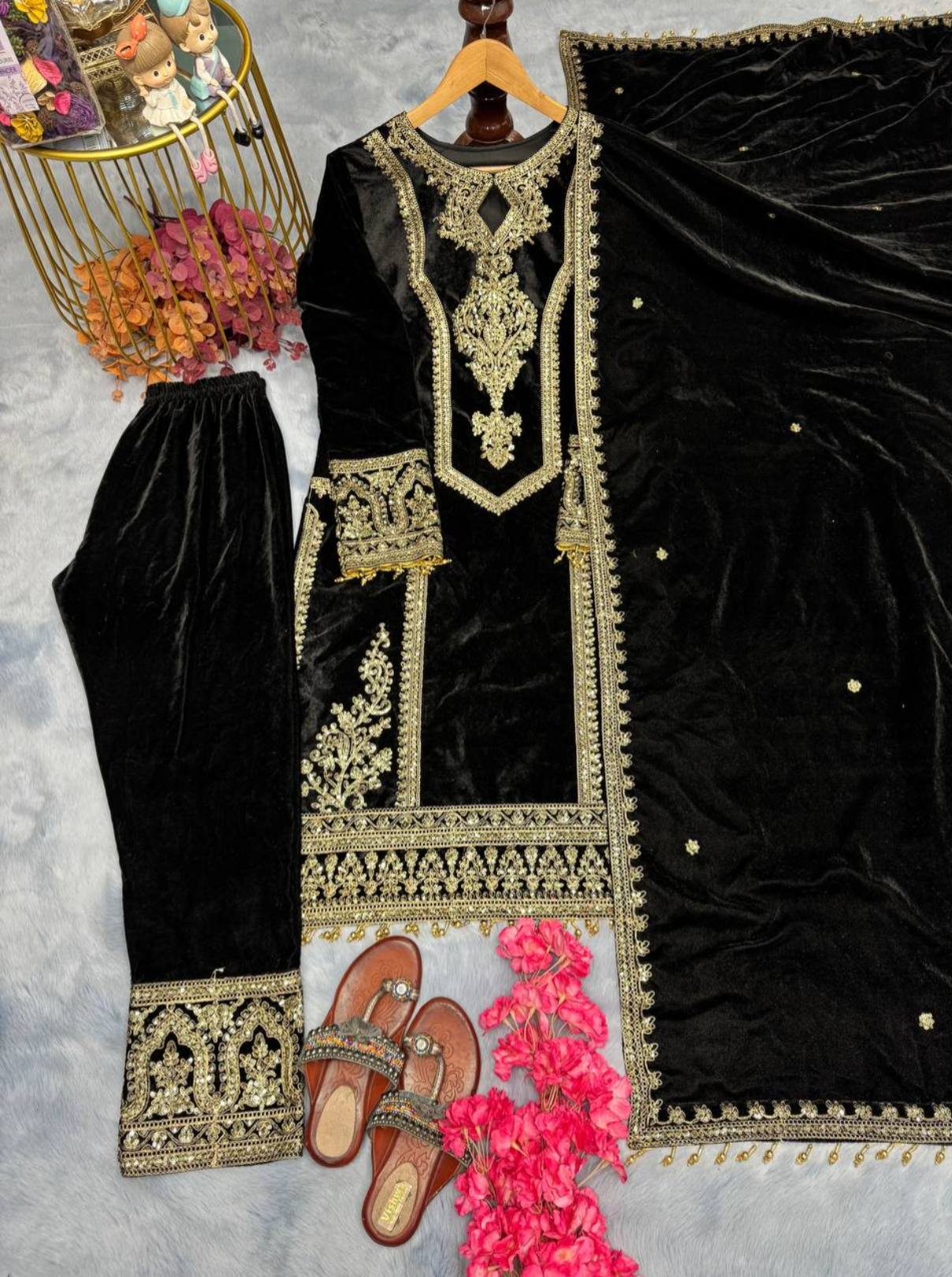Stitched Velvet Collection