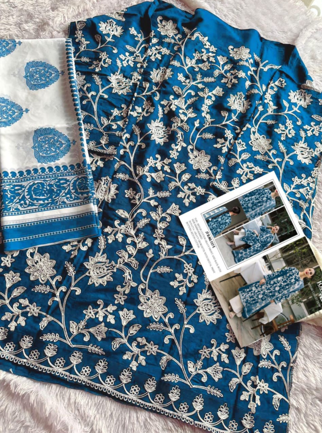Rayon Embroidered Lawns