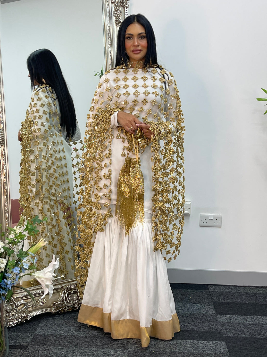 Posheeda Sheesh Dupatta By Elite