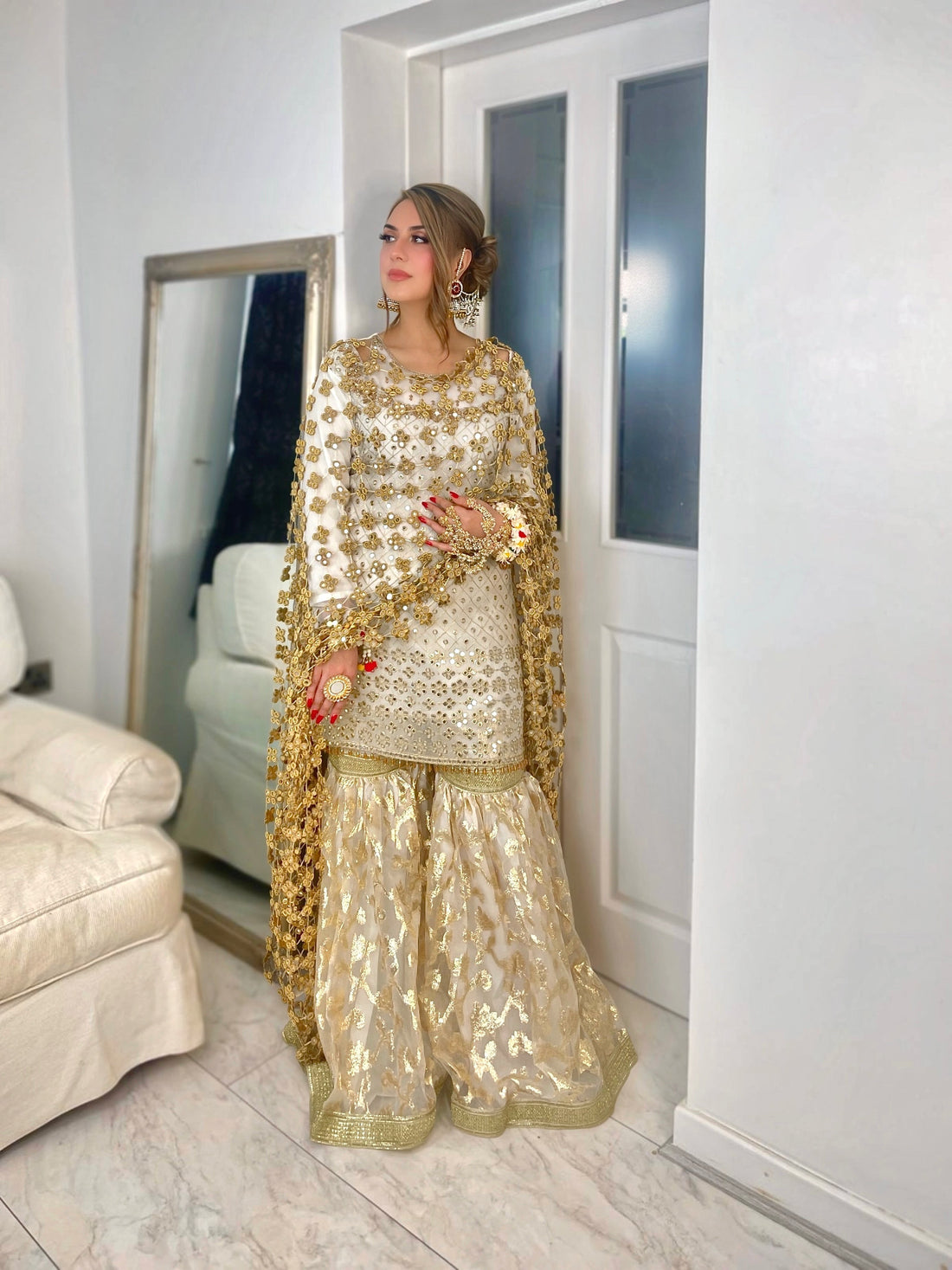Posheeda Sheesh Dupatta By Elite