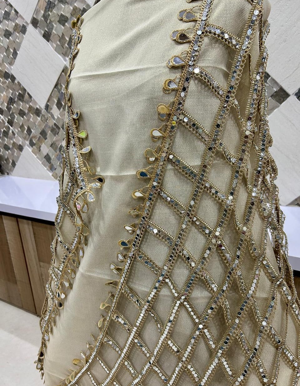 Nargis Sheesh Dupatta By Elite
