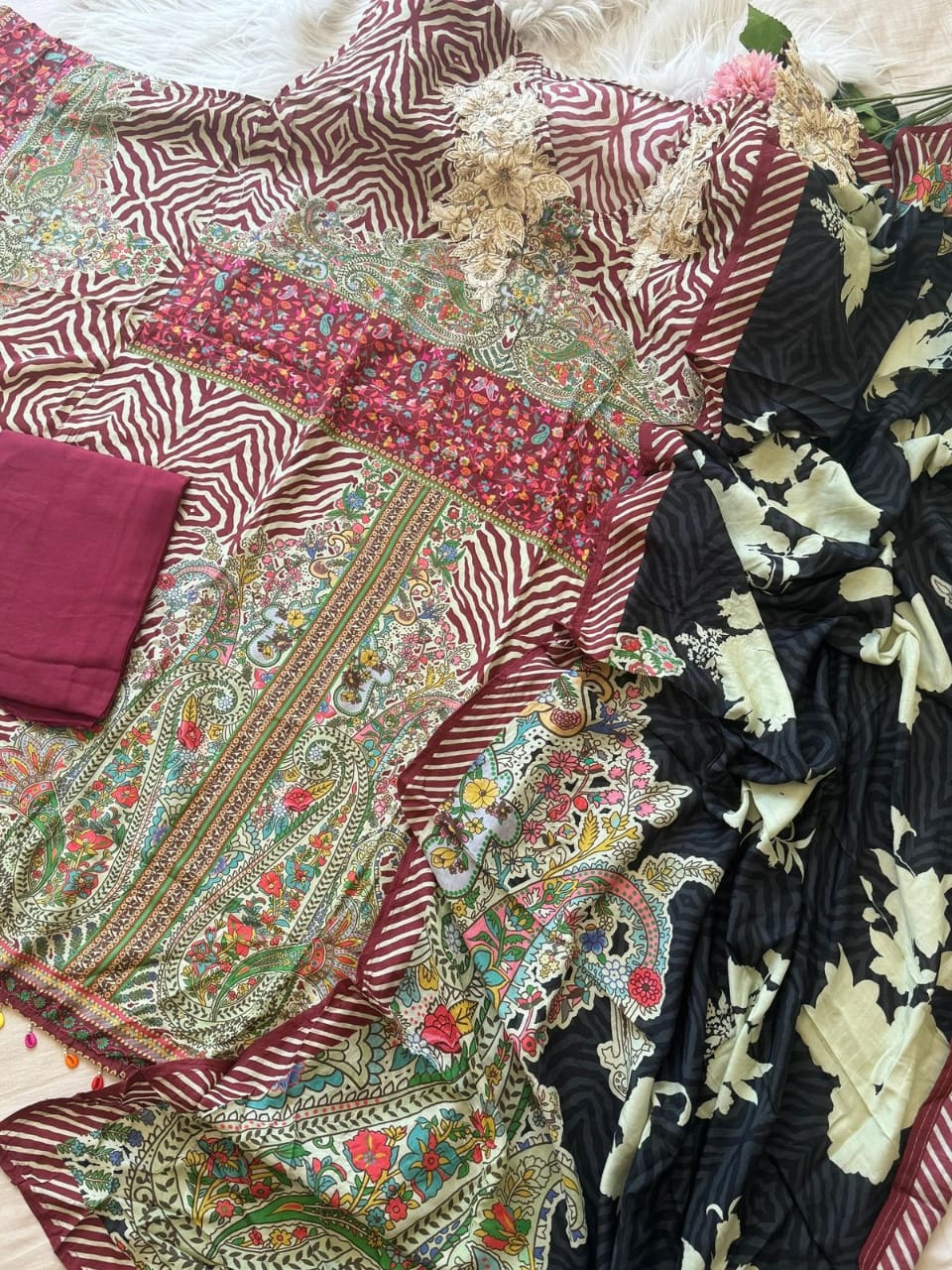 Muslin Embroidered Handwork Collection
