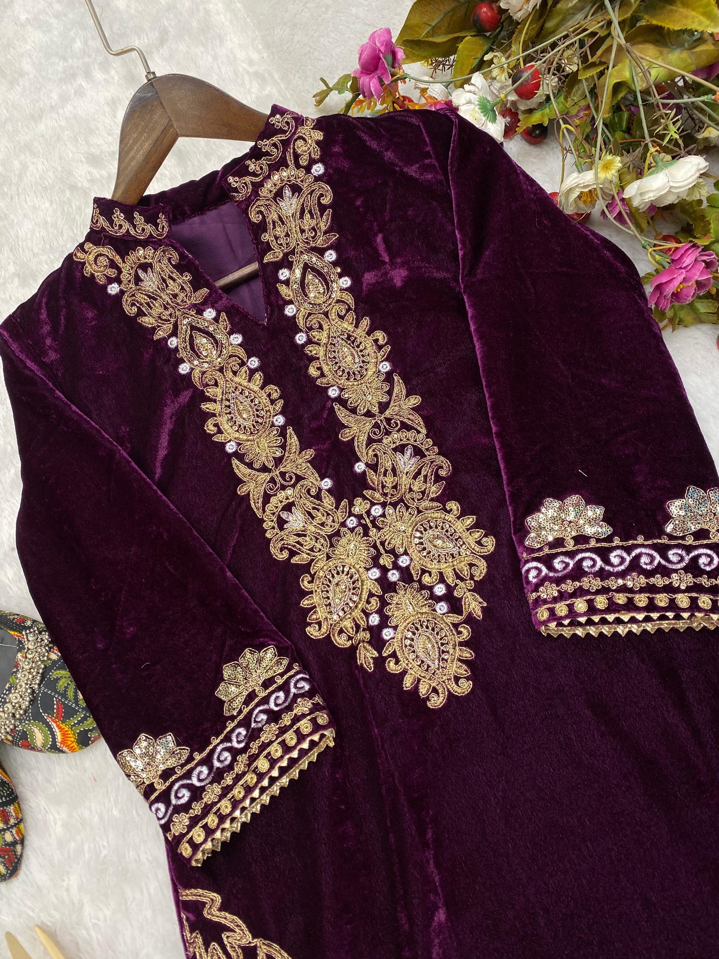 Velvet Cord Set