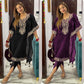 Stitched Velvet Kaftan