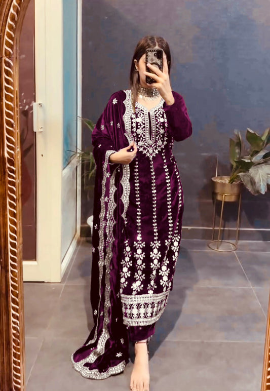 Stitched Velvet Collection