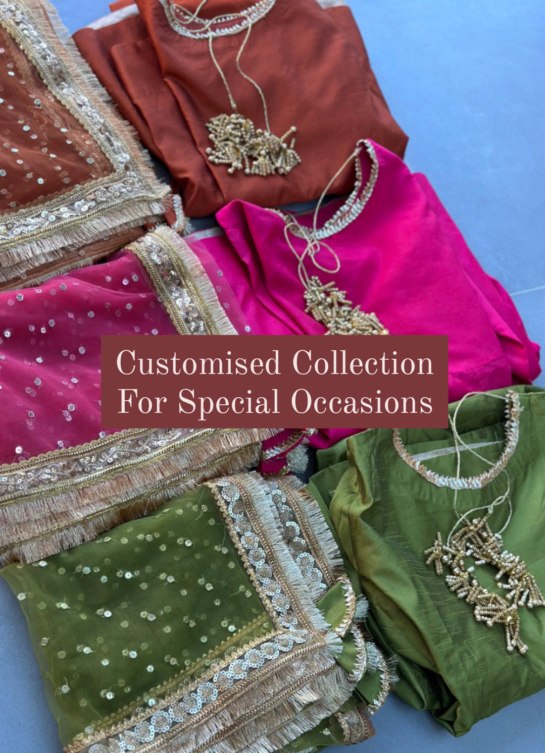 Pakistani Wedding Collection (Mayu Dresses)