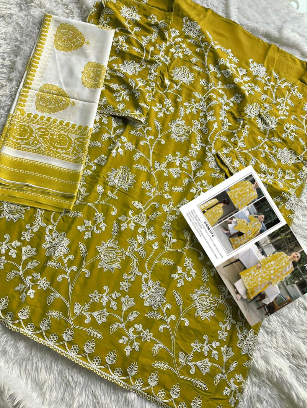Rayon Embroidered Lawns