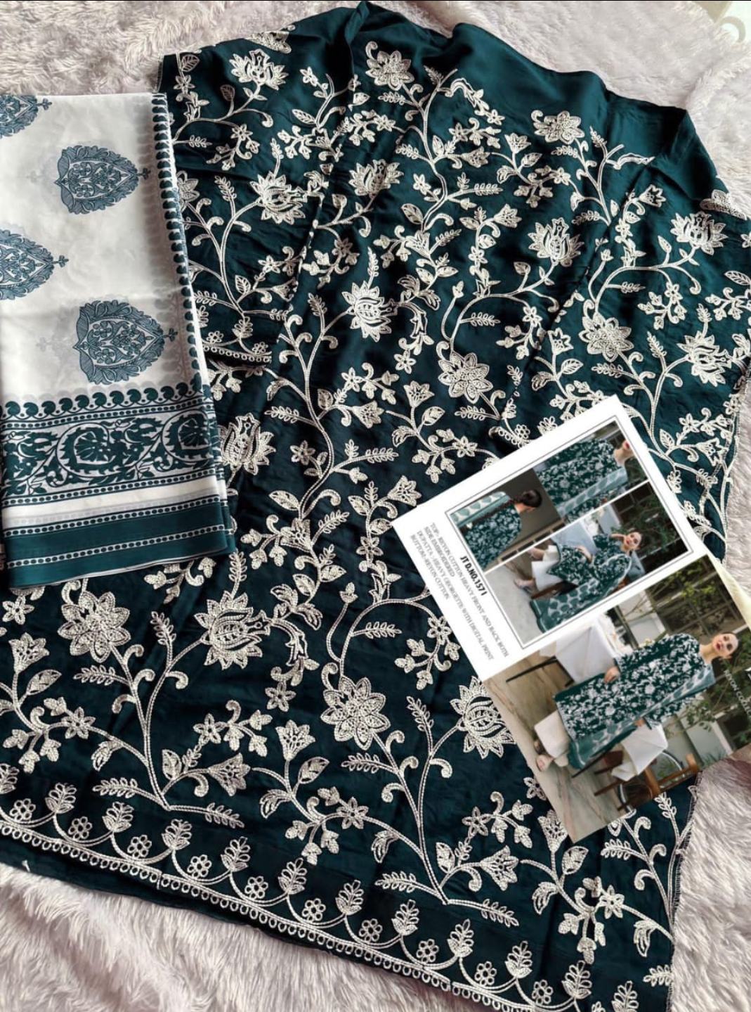 Rayon Embroidered Lawns