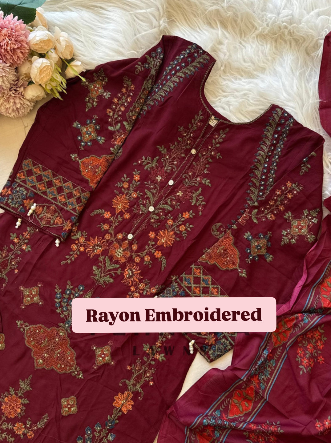 Embroidered Lawn Collection