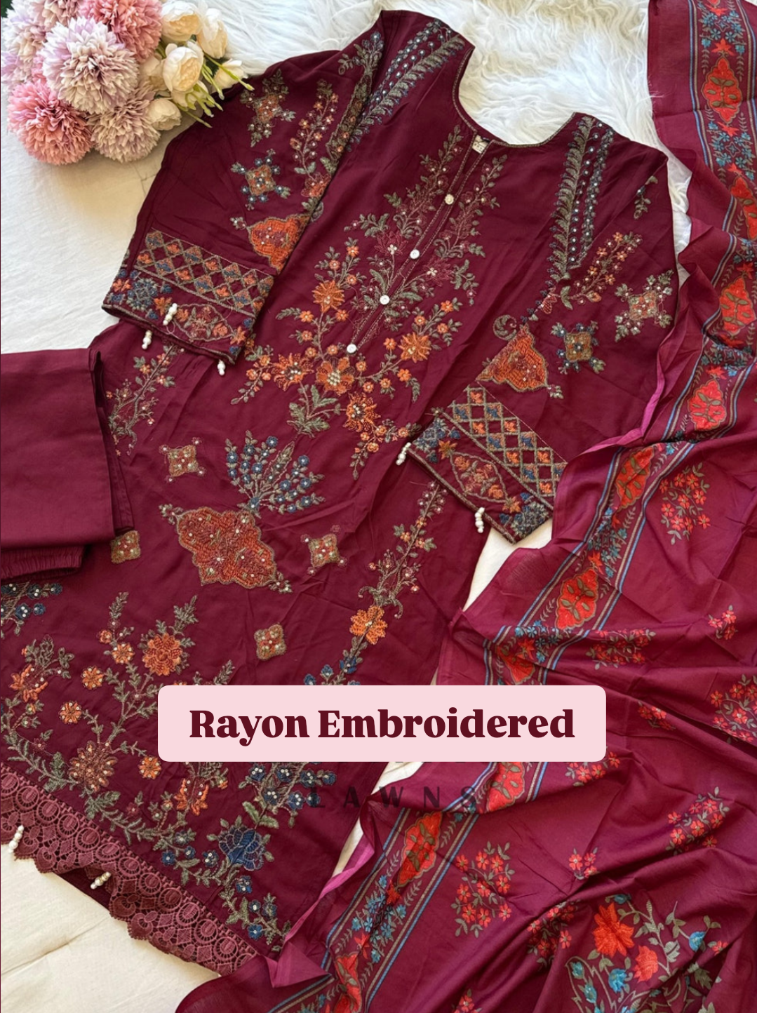 Embroidered Lawn Collection
