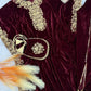 Stitched Velvet Kaftan