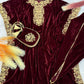 Stitched Velvet Kaftan