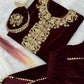 Stitched Velvet Kaftan
