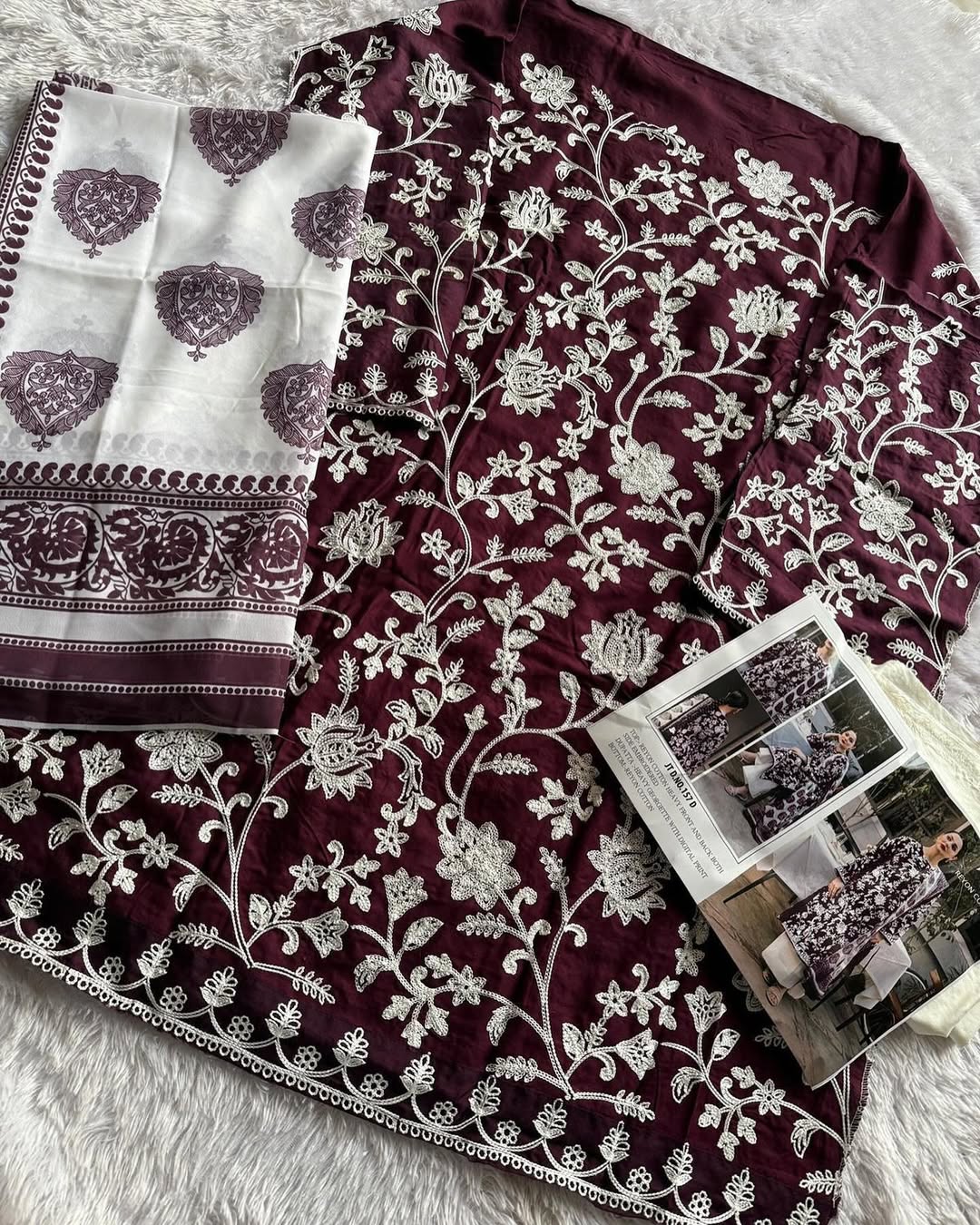Rayon Embroidered Lawns