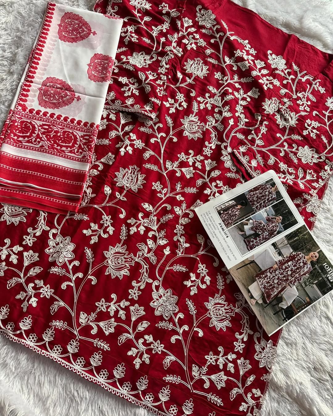 Rayon Embroidered Lawns