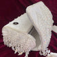 Elite White Crystal Bag