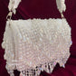 Elite White Crystal Bag