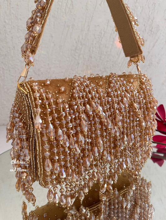 Elite Golden Crystal Bag
