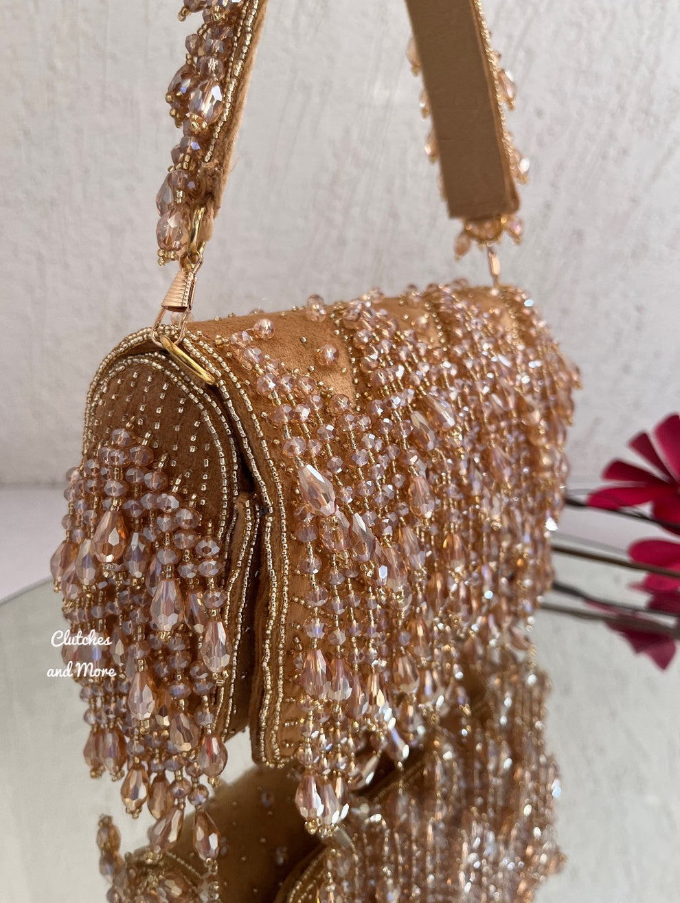 Elite Golden Crystal Bag