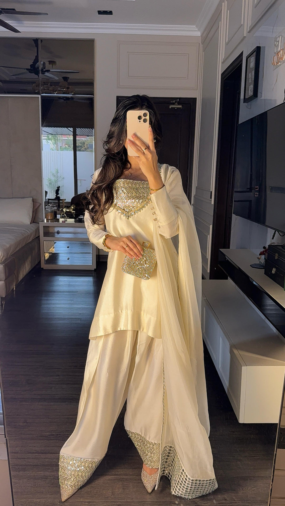 Mirror Farshi Shalwar