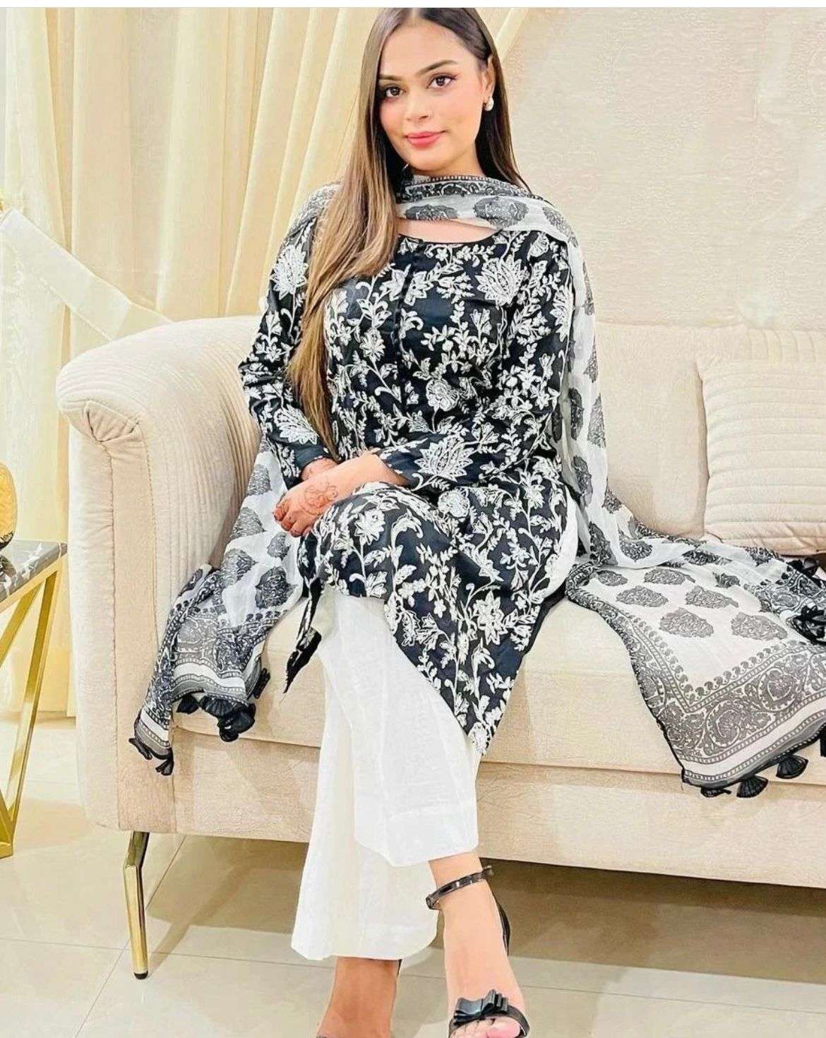 Rayon Embroidered Lawns