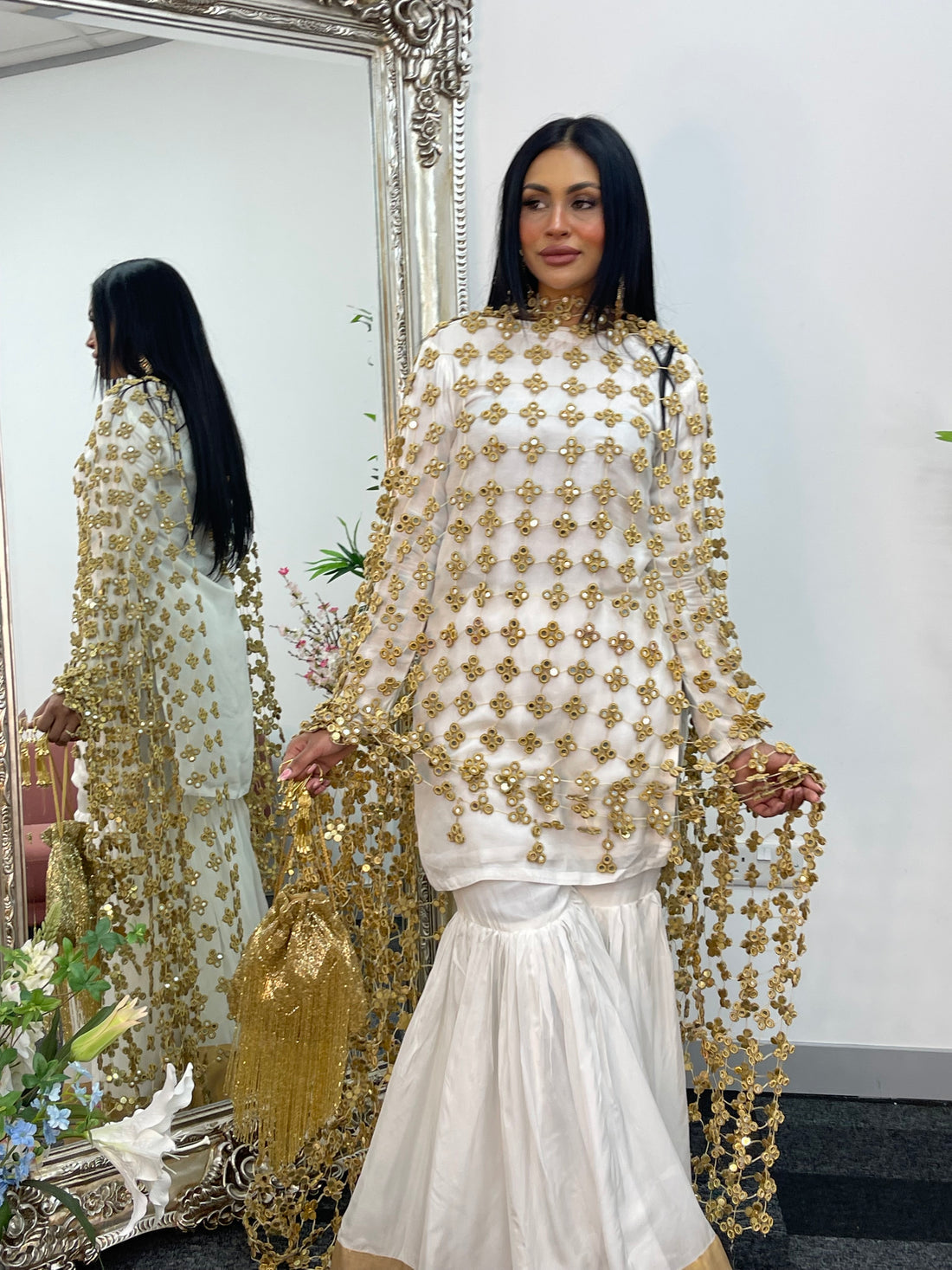 Posheeda Sheesh Dupatta By Elite