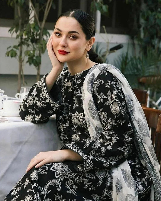Rayon Embroidered Lawns