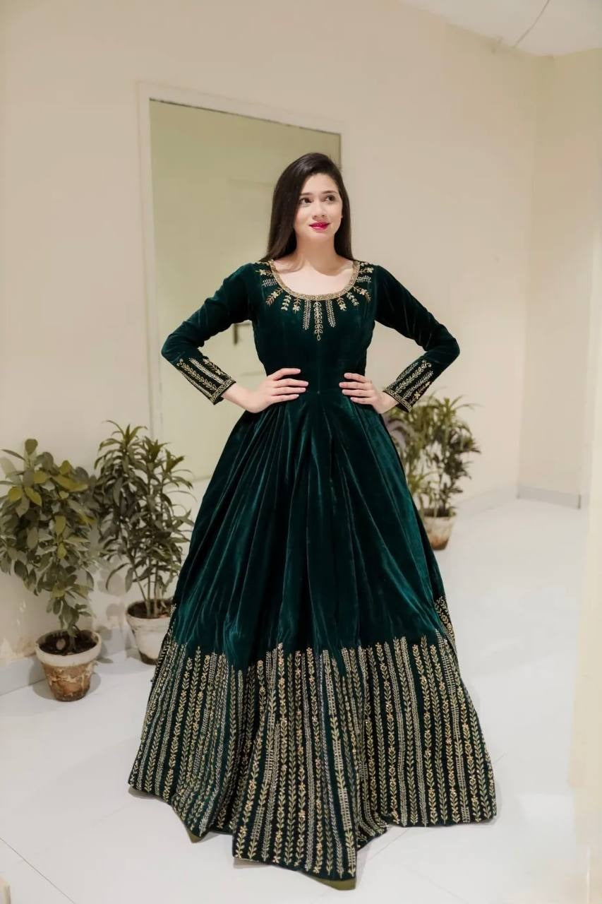 Velvet Anarkali