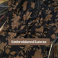 Formal Cotton Suit Featuring Embroidered Patches