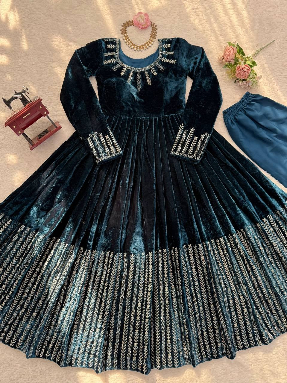 Velvet Anarkali