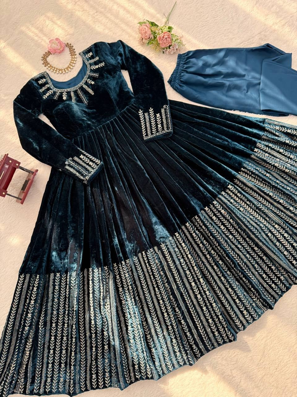 Velvet Anarkali