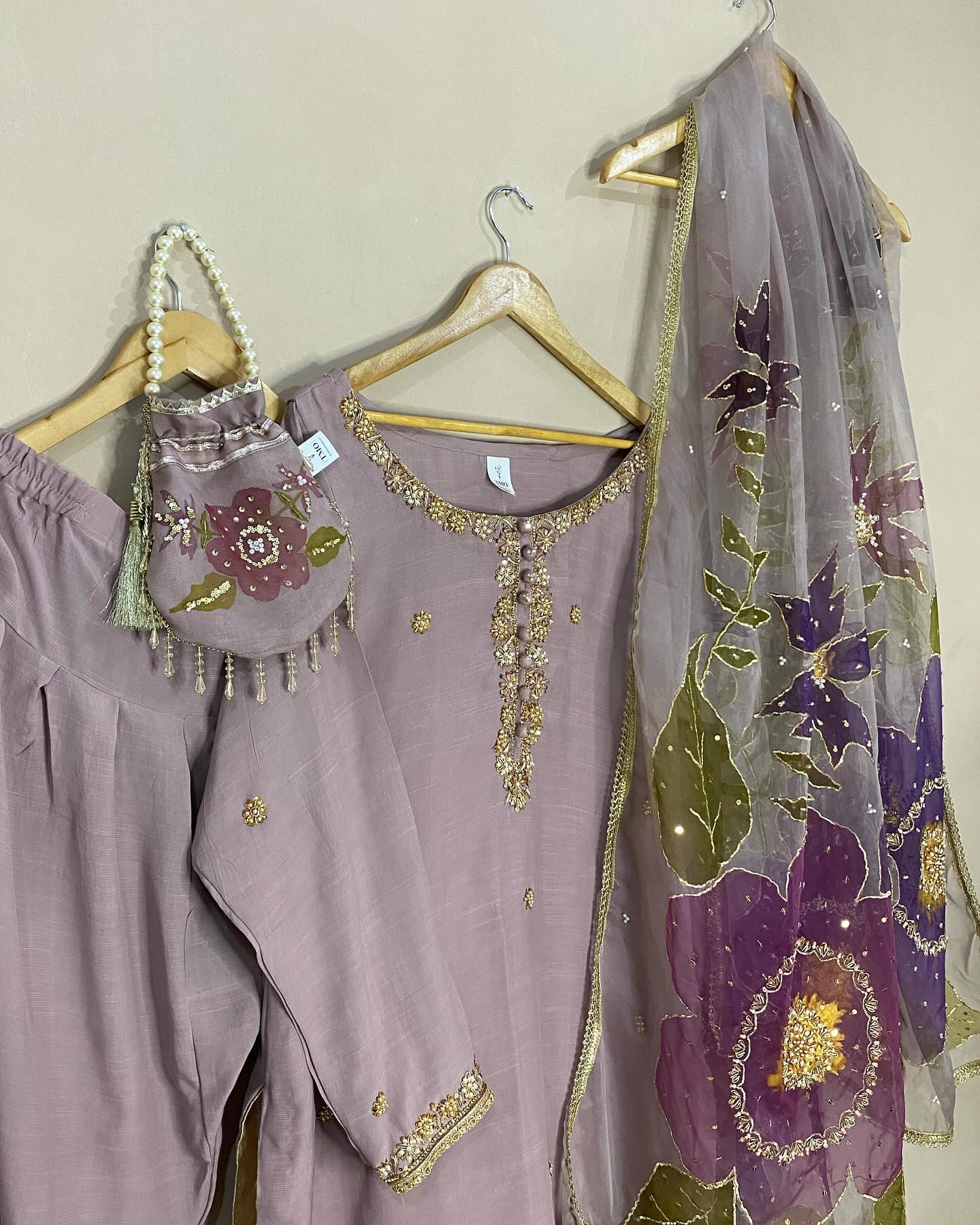 HandPainted Heavy Embellished Arzu Collection