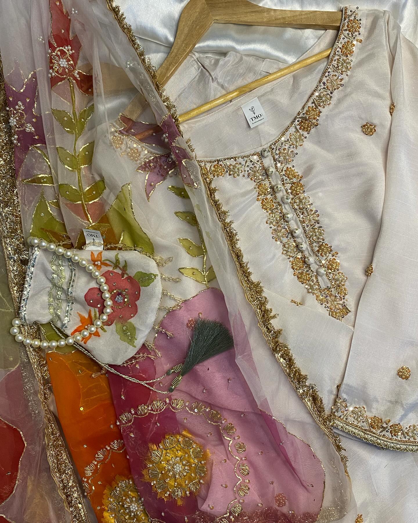 HandPainted Heavy Embellished Arzu Collection