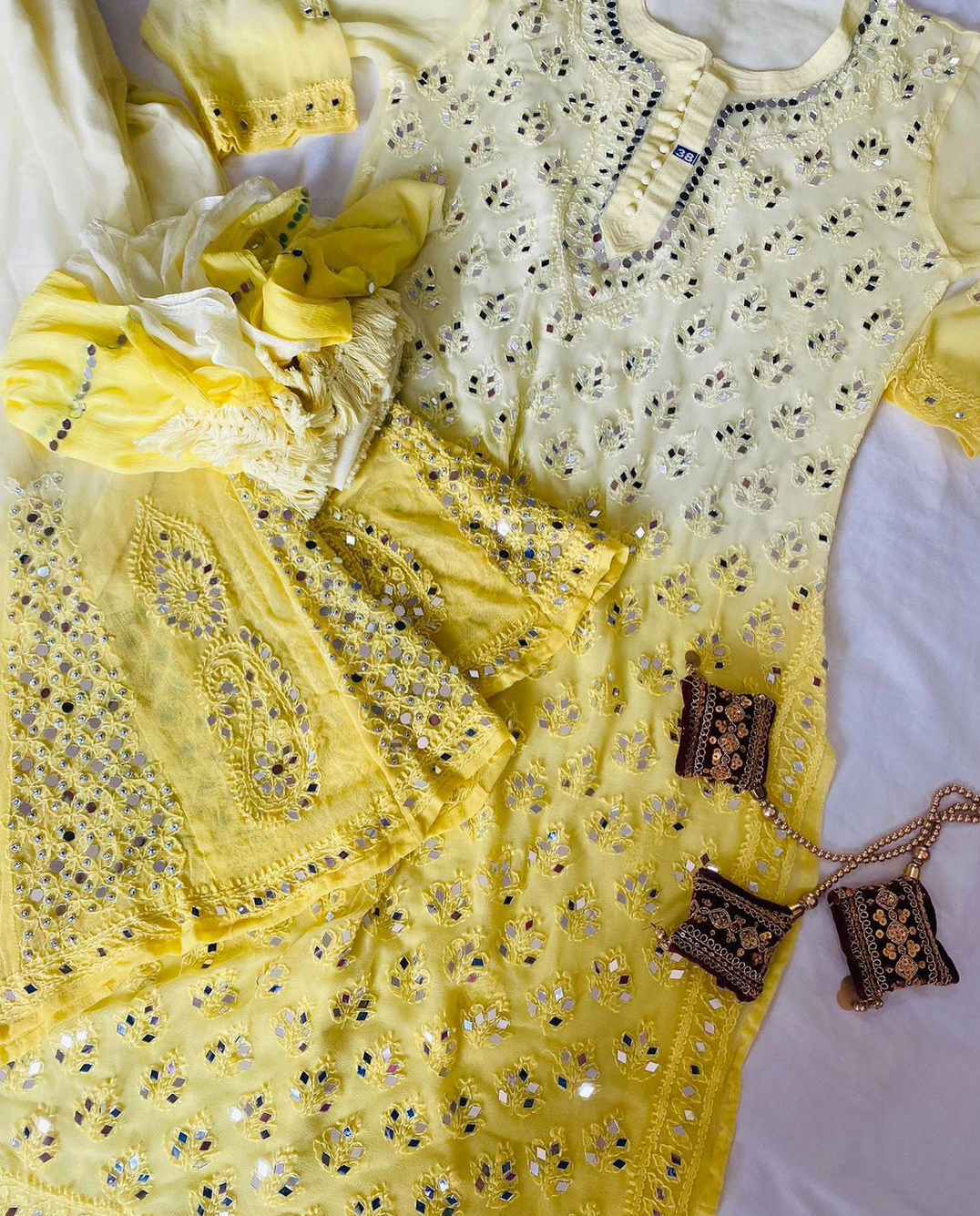 Ombre Shaded Chikankari Collection
